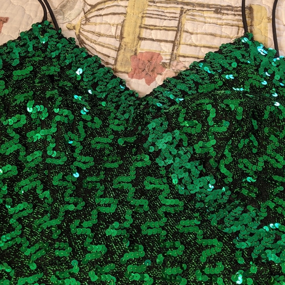 Lilli Diamond California Vintage Sequin Gown. Size 10 - Picture 2 of 13